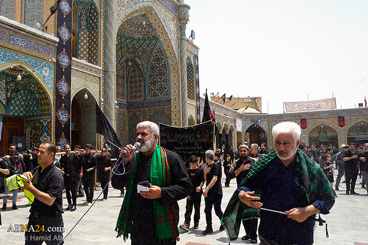 عزاداری مردم شهر قم در روز تاسوعای حسینی