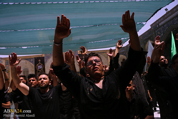 عزاداری مردم شهر قم در روز تاسوعای حسینی