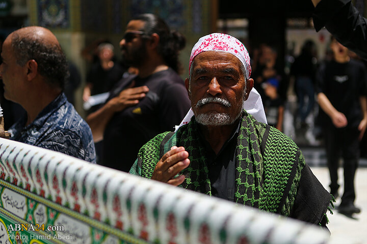 عزاداری مردم شهر قم در روز تاسوعای حسینی