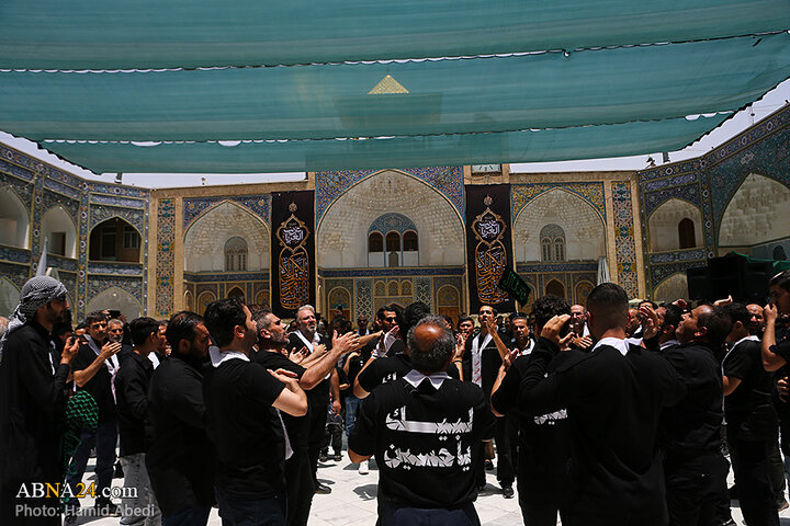 عزاداری مردم شهر قم در روز تاسوعای حسینی