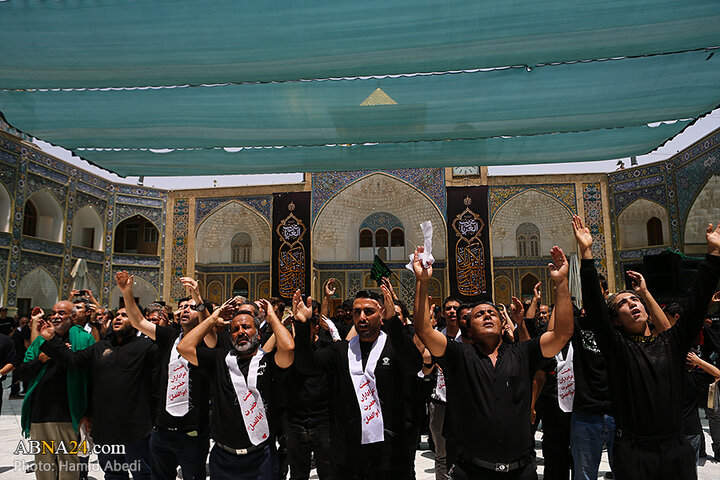 عزاداری مردم شهر قم در روز تاسوعای حسینی