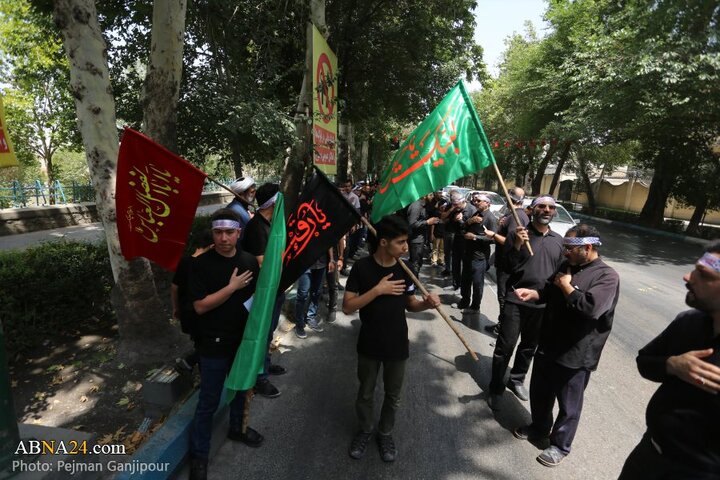 گزارش تصویری | قافله عزاداری جوانان اصفهانی در روز تاسوعای حسینی