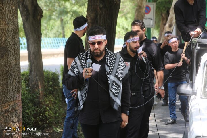 قافله عزاداری جوانان اصفهانی در روز تاسوعای حسینی