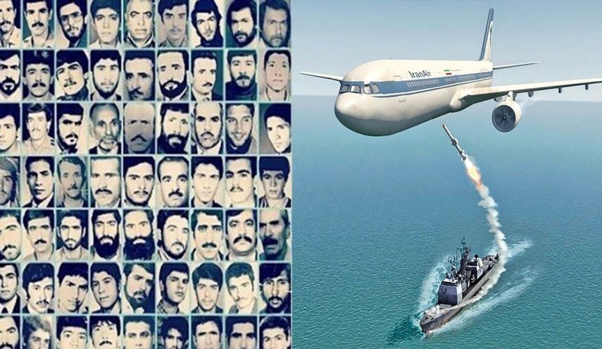 جريمة أمريكية كبرى تتجدد في ذاكرة الإيرانيين كل عام..اسقاط طائرة مدنية بصاروخيين امريكيين
