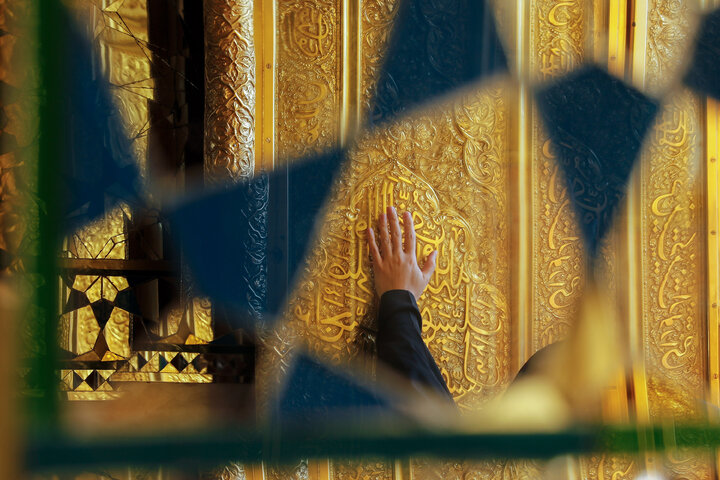 تقرير مصور/ مراسم عزاء تاسوعاء الحسین في الحرم الرضوي الشریف