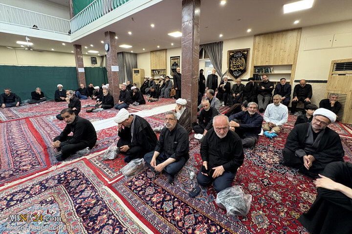 مراسم عزاداری تاسوعای حسینی در بیوت مراجع تقلید در شهر قم