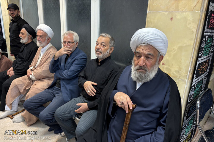 مراسم عزاداری تاسوعای حسینی در بیوت مراجع تقلید در شهر قم