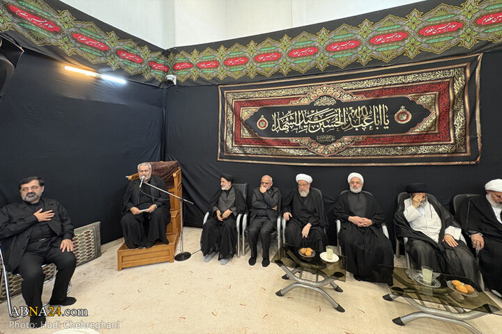 مراسم عزاداری تاسوعای حسینی در بیوت مراجع تقلید در شهر قم