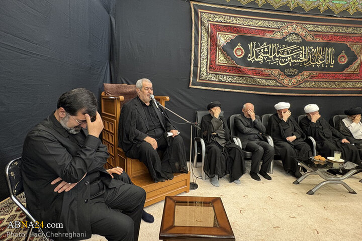 مراسم عزاداری تاسوعای حسینی در بیوت مراجع تقلید در شهر قم