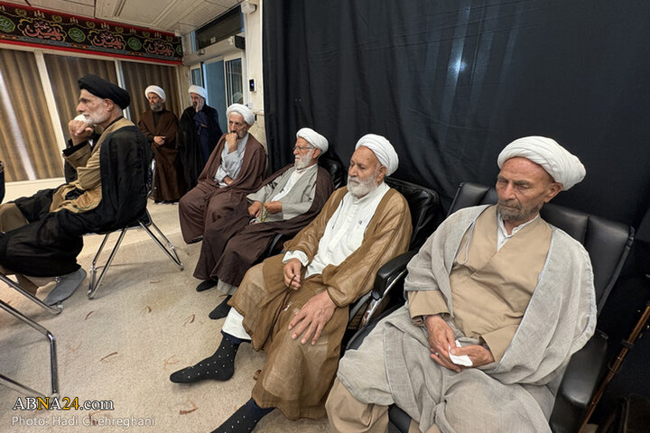 مراسم عزاداری تاسوعای حسینی در بیوت مراجع تقلید در شهر قم