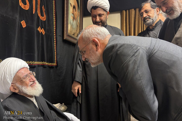 مراسم عزاداری تاسوعای حسینی در بیوت مراجع تقلید در شهر قم