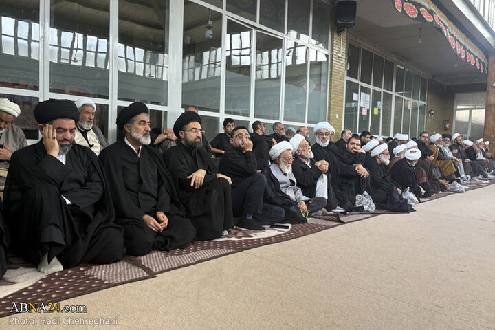 مراسم عزاداری تاسوعای حسینی در بیوت مراجع تقلید در شهر قم