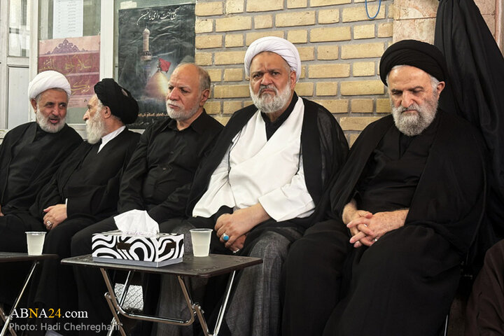 مراسم عزاداری تاسوعای حسینی در بیوت مراجع تقلید در شهر قم