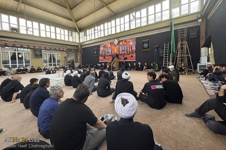 مراسم عزاداری تاسوعای حسینی در بیوت مراجع تقلید در شهر قم