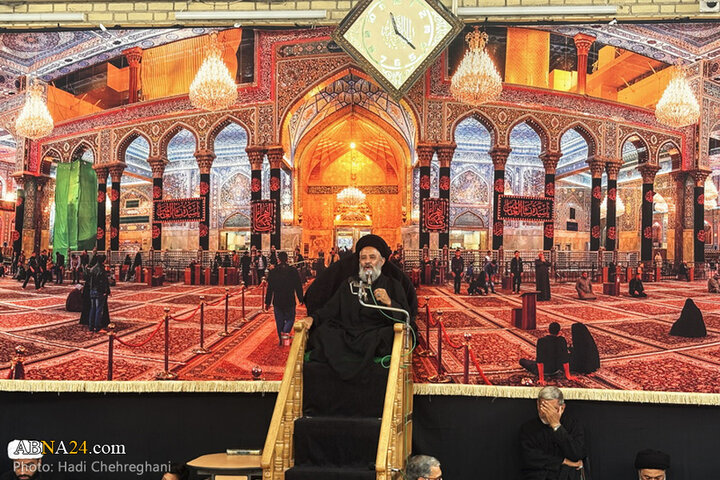 مراسم عزاداری تاسوعای حسینی در بیوت مراجع تقلید در شهر قم