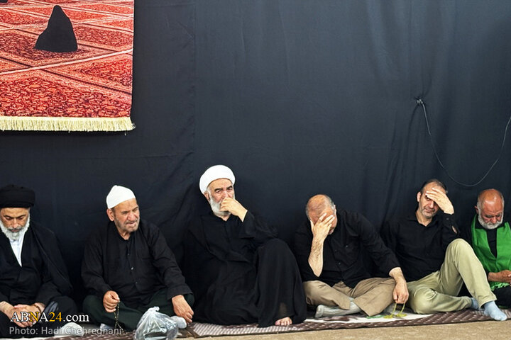 مراسم عزاداری تاسوعای حسینی در بیوت مراجع تقلید در شهر قم