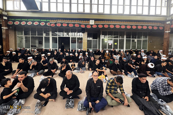 مراسم عزاداری تاسوعای حسینی در بیوت مراجع تقلید در شهر قم