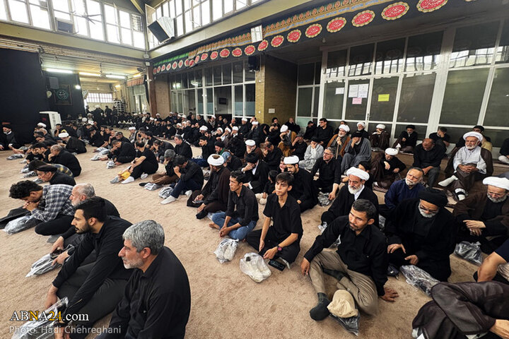 مراسم عزاداری تاسوعای حسینی در بیوت مراجع تقلید در شهر قم