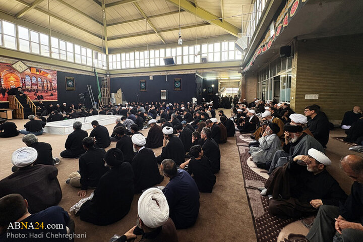 مراسم عزاداری تاسوعای حسینی در بیوت مراجع تقلید در شهر قم