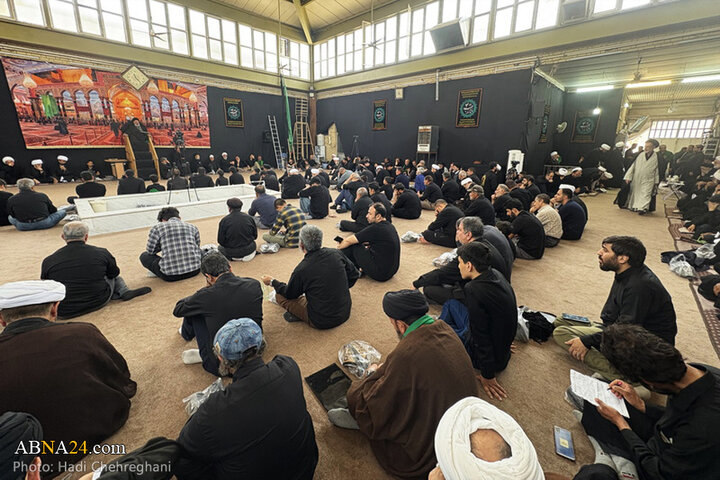 مراسم عزاداری تاسوعای حسینی در بیوت مراجع تقلید در شهر قم