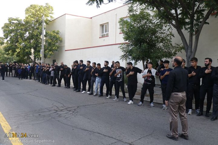 اجتماع هیئات حسینی شمال‌غرب شهر تبریز در روز تاسوعای حسینی