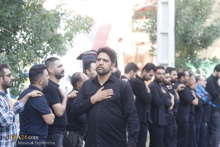 اجتماع هیئات حسینی شمال‌غرب شهر تبریز در روز تاسوعای حسینی