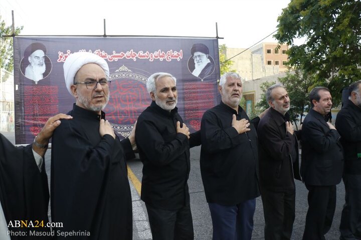 اجتماع هیئات حسینی شمال‌غرب شهر تبریز در روز تاسوعای حسینی