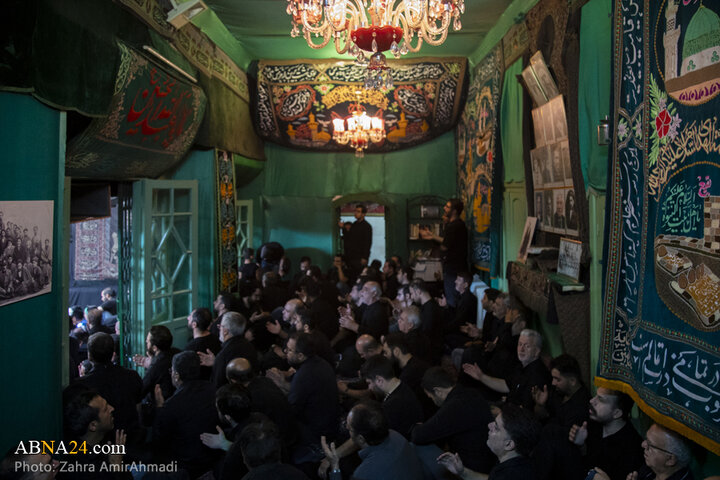 عزاداری حضرت اباعبدلله الحسین(ع) در حسینیه سادات اخوی تهران