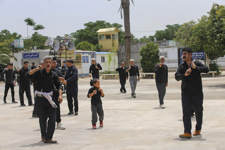 تصاویر| عزاداری هیئات مذهبی شیراز در جوار حرم مطهر سیدعلاالدین حسین(ع)