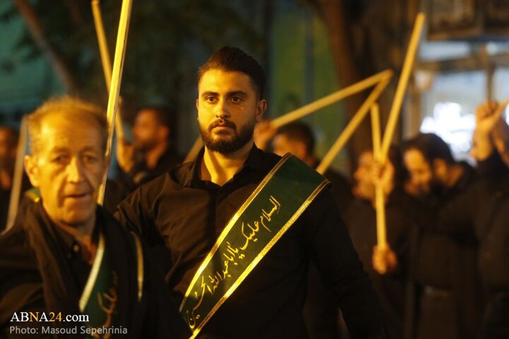 دهمین شب محرم در محله «آخر صائب» شهر تبریز