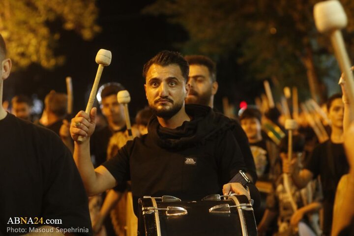 دهمین شب محرم در محله «آخر صائب» شهر تبریز