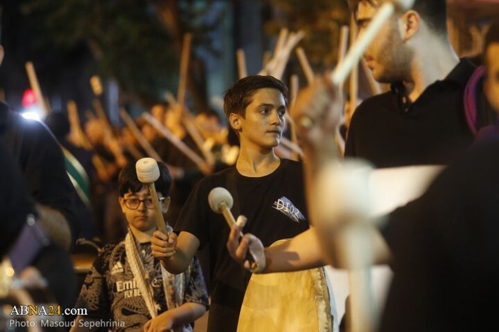 دهمین شب محرم در محله «آخر صائب» شهر تبریز