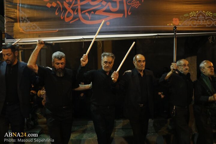 دهمین شب محرم در محله «آخر صائب» شهر تبریز
