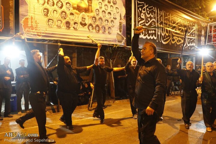 دهمین شب محرم در محله «آخر صائب» شهر تبریز