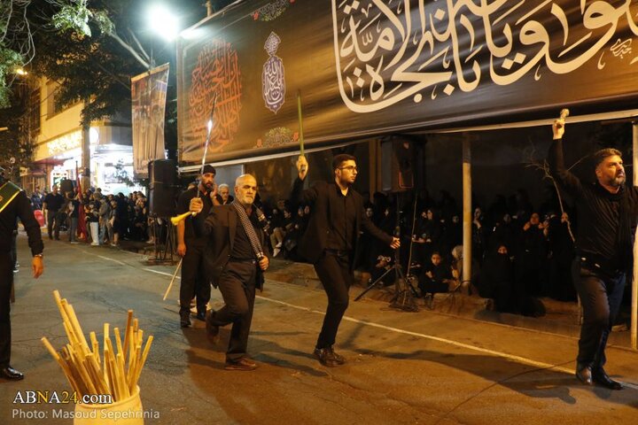 دهمین شب محرم در محله «آخر صائب» شهر تبریز