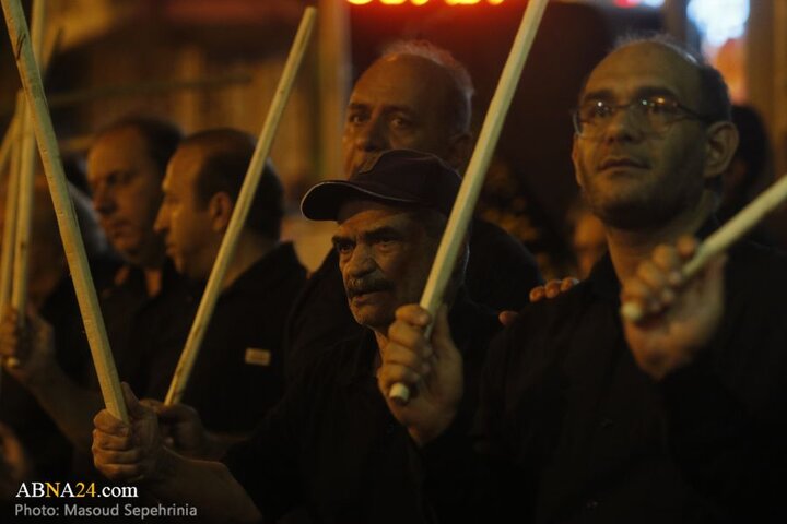 دهمین شب محرم در محله «آخر صائب» شهر تبریز