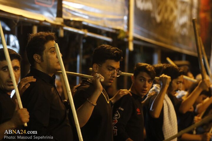 دهمین شب محرم در محله «آخر صائب» شهر تبریز