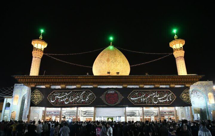 تصاویر| مراسم عزاداری هیئات مختلف شیراز در شب عاشورای حسینی