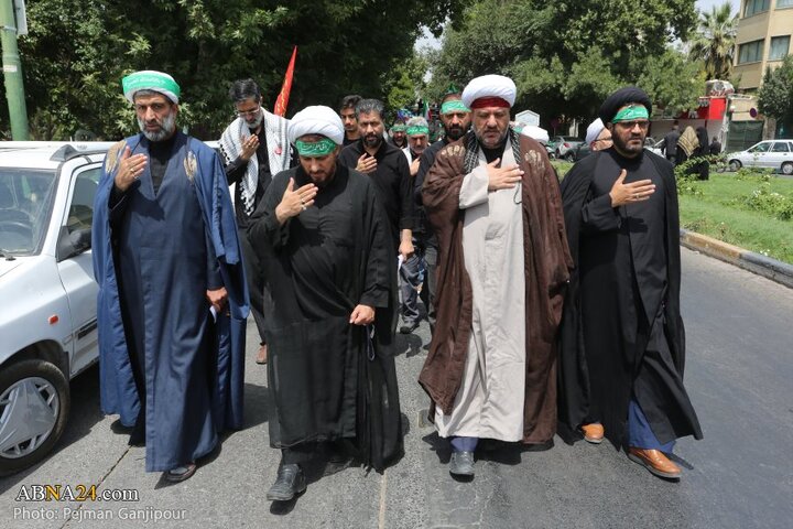 قافله عزا و حماسه هیئت «رزمندگان اسلام» اصفهان در روز عاشورای حسینی