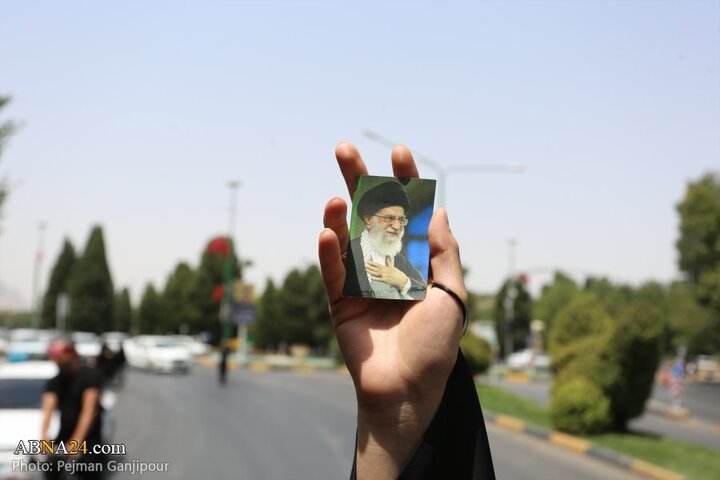 قافله عزا و حماسه هیئت «رزمندگان اسلام» اصفهان در روز عاشورای حسینی