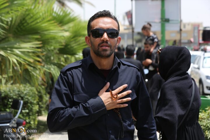 قافله عزا و حماسه هیئت «رزمندگان اسلام» اصفهان در روز عاشورای حسینی