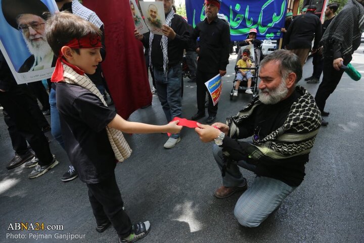 قافله عزا و حماسه هیئت «رزمندگان اسلام» اصفهان در روز عاشورای حسینی