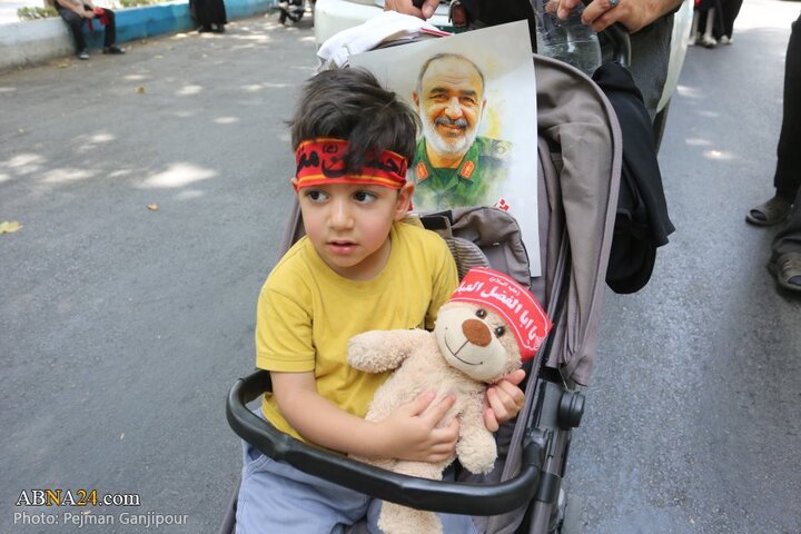 قافله عزا و حماسه هیئت «رزمندگان اسلام» اصفهان در روز عاشورای حسینی