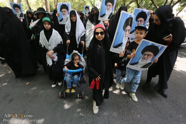 قافله عزا و حماسه هیئت «رزمندگان اسلام» اصفهان در روز عاشورای حسینی