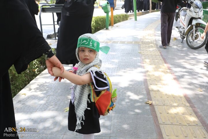 قافله عزا و حماسه هیئت «رزمندگان اسلام» اصفهان در روز عاشورای حسینی