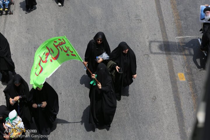 قافله عزا و حماسه هیئت «رزمندگان اسلام» اصفهان در روز عاشورای حسینی