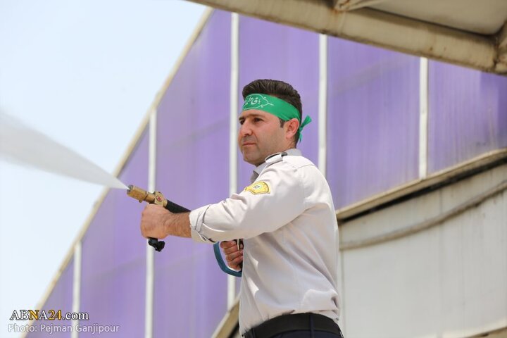 قافله عزا و حماسه هیئت «رزمندگان اسلام» اصفهان در روز عاشورای حسینی