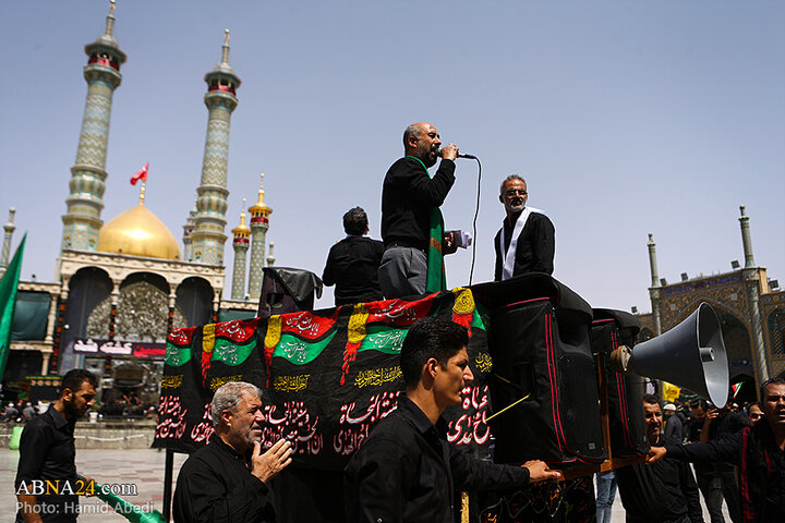 مراسم عزاداری روز عاشورای حسینی در شهر قم