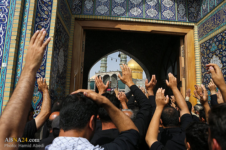 مراسم عزاداری روز عاشورای حسینی در شهر قم