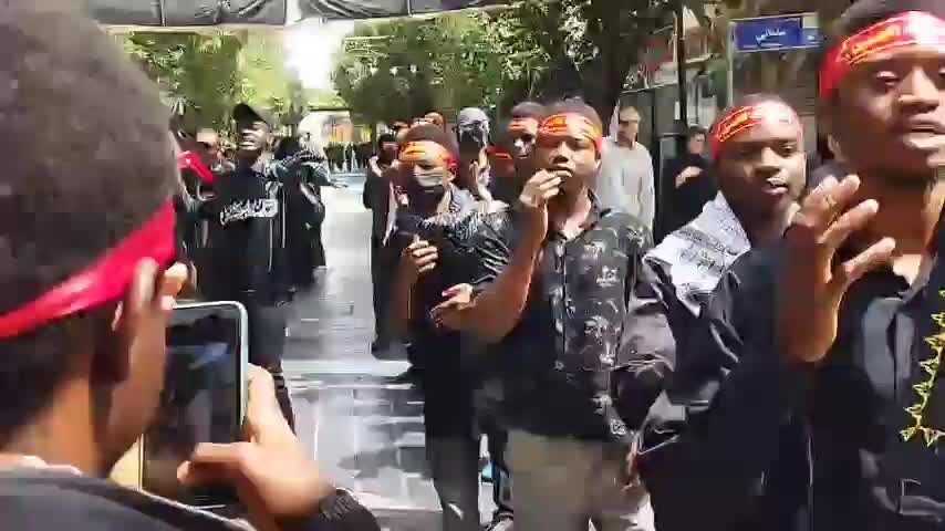 ویدیو | عزاداری نیجریه‌ای‌های تهران در مسیر حرم شاه عبدالعظیم حسنی